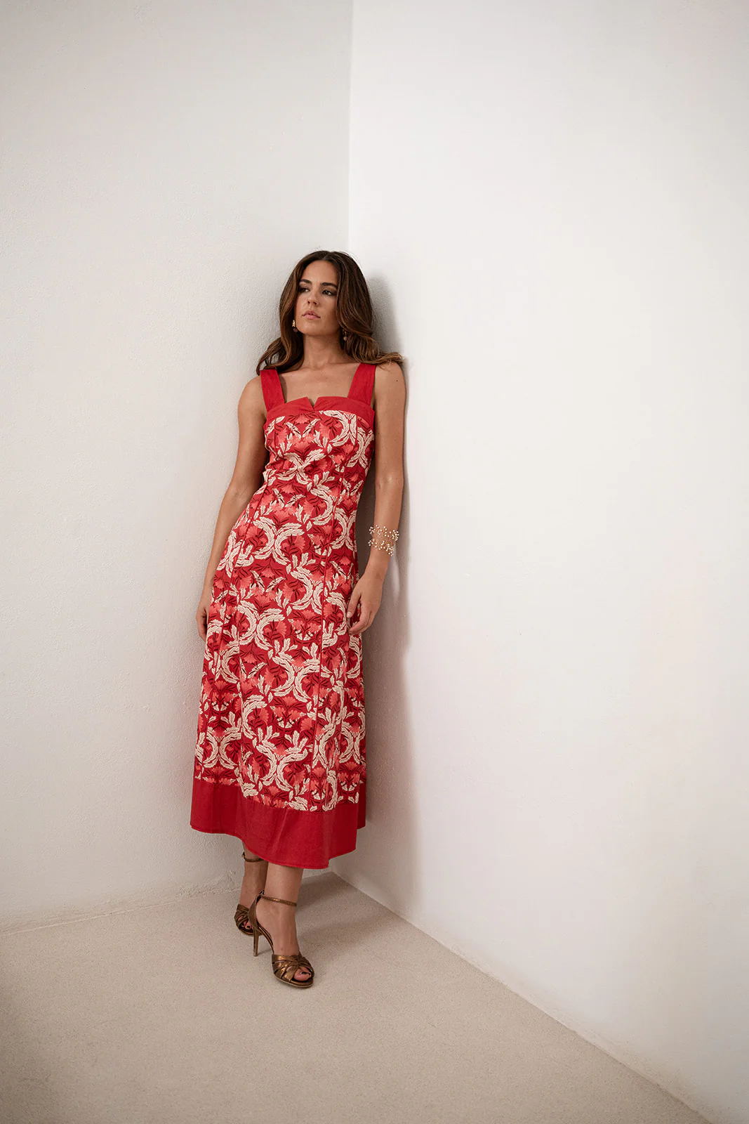 Vestido Palmeral Coral - Image 4